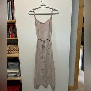 Women’s Small Rhythm Linen Striped Slip Dress